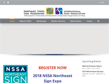 Tablet Screenshot of nssasign.org